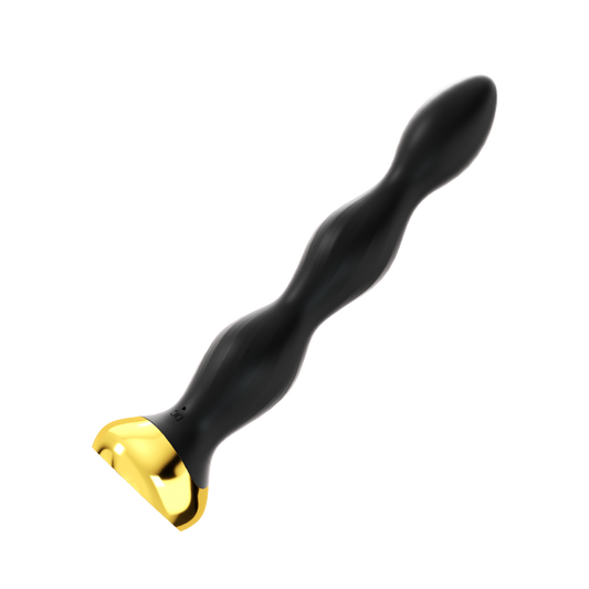 Electric Shock Vibration Metal Anal Plug Wireless Remote Control Male Prostate Massager