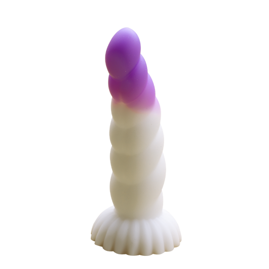 Little Monster Manual Alien Penis (Purple and White)