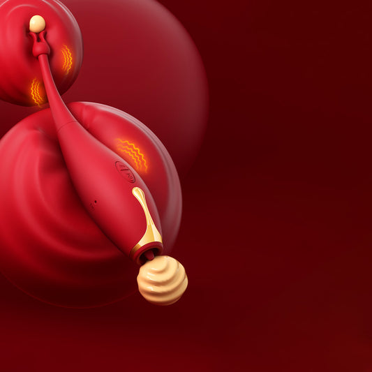 Goddess Point Trendy Pen Tongue Licking Vibrator (with double headband)