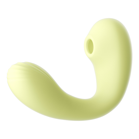 Shy Embrace Spring APP Vibrating Sucking Female Wearable Massager