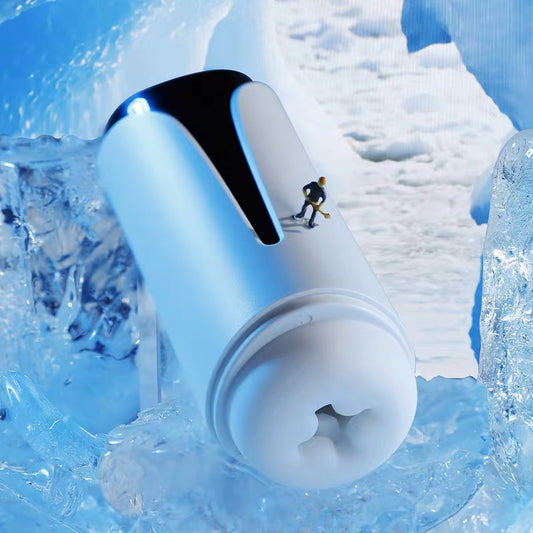 Blue Crystal-Y Sound Strong Shock Clamp Suction Masturbation up