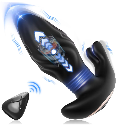 YEAIN Sex Toys for Men and Women 10 Powerful Vibrating Retractable Prostate Massager