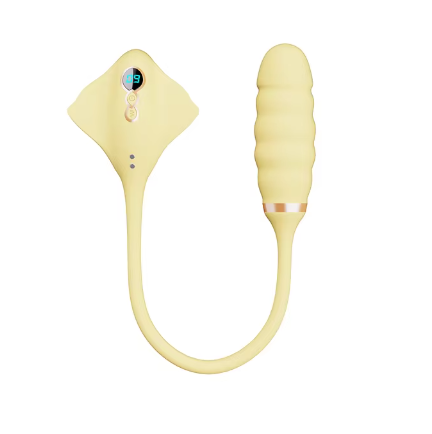 yeain Manta Ray Retractable Sucking Tongue Licking Strong Shock Second Orgasm Vibrator