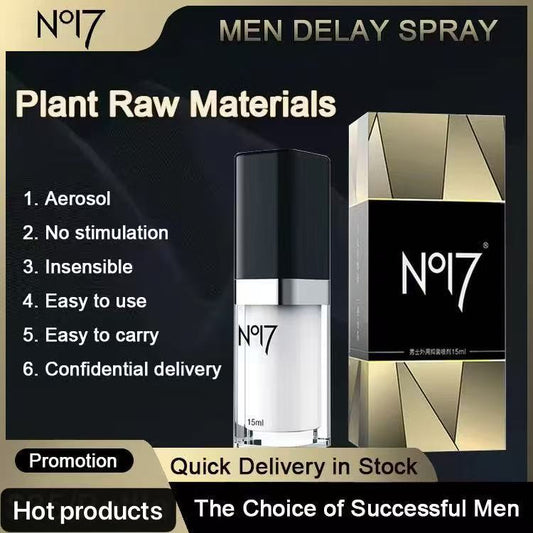 NO17 Men's sex delay spray to extend penis and prevent premature ejaculation 15ML