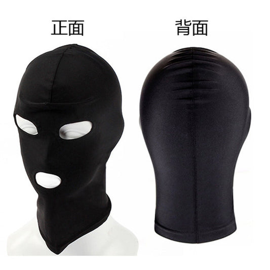 SM Sex Toy Bondage Headgear Elastic Cloth Head Cover Full Package