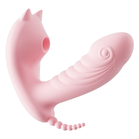 小恶魔APP穿戴式吸吮震动棒