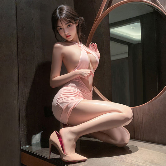 Sexy Lingerie Seductive Secretary Nightdress (44)