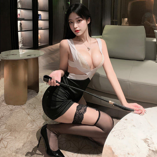 Sexy lingerie sexy secretary outfit (61)