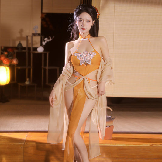 Sexy lingerie Dream back to the Tang Dynasty Butterfly Decorated Breast Dress(149)