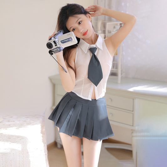 Sexy Lingerie Pure Desire College Style Uniform Set(33)