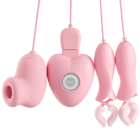 Double Shock Nipple Clamp Sucking Vibrator