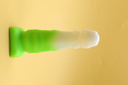 Little Monster Manual Shaped Penis (Green and White)
