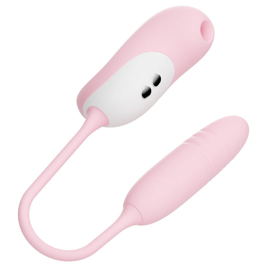 First Peach Genie: Thrusting, Sucking & Pounding Clitoral Vibrator