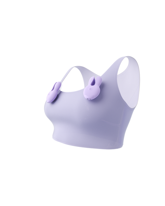 Yuedong APP Nipple Clamp Vibrating Breast Massager