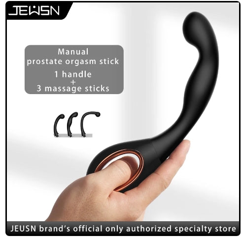Jeusn 3-in-1 Prostate Massager Anal Butt Plug