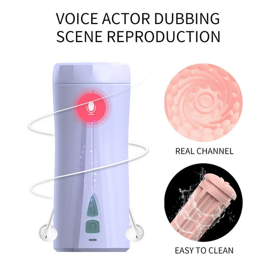 BT Male Automatic Retractable Masturbation Cup