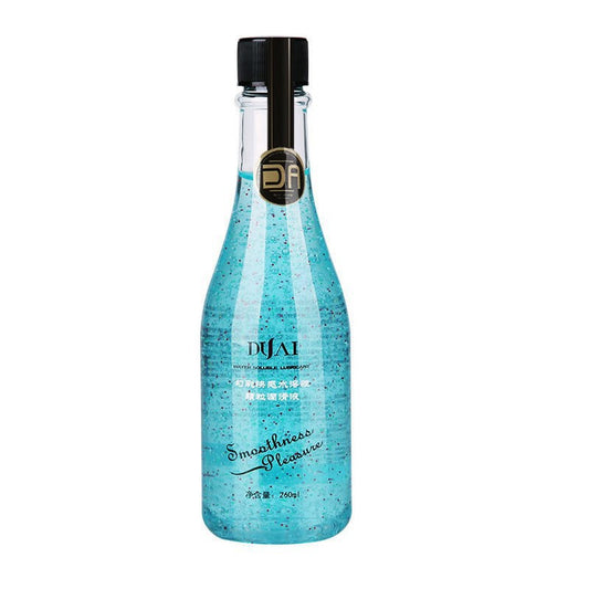 Stimulating Blue Pleasure Lubricant with Sensory Beads (Large 260ML)