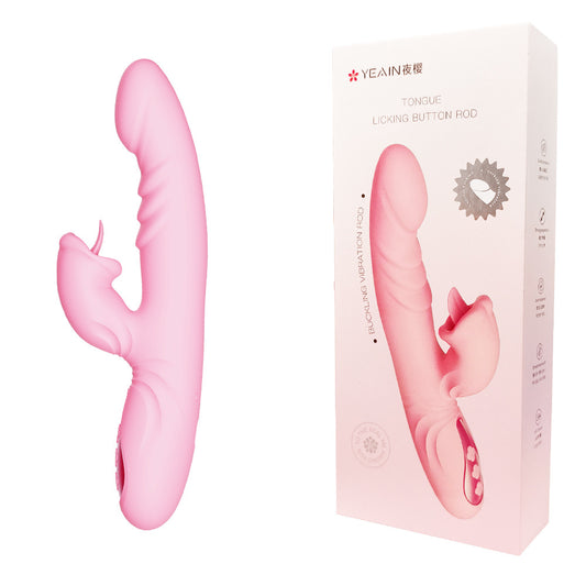 2026 New Automatic Thrusting & Tongue Licking Vibrating Wand