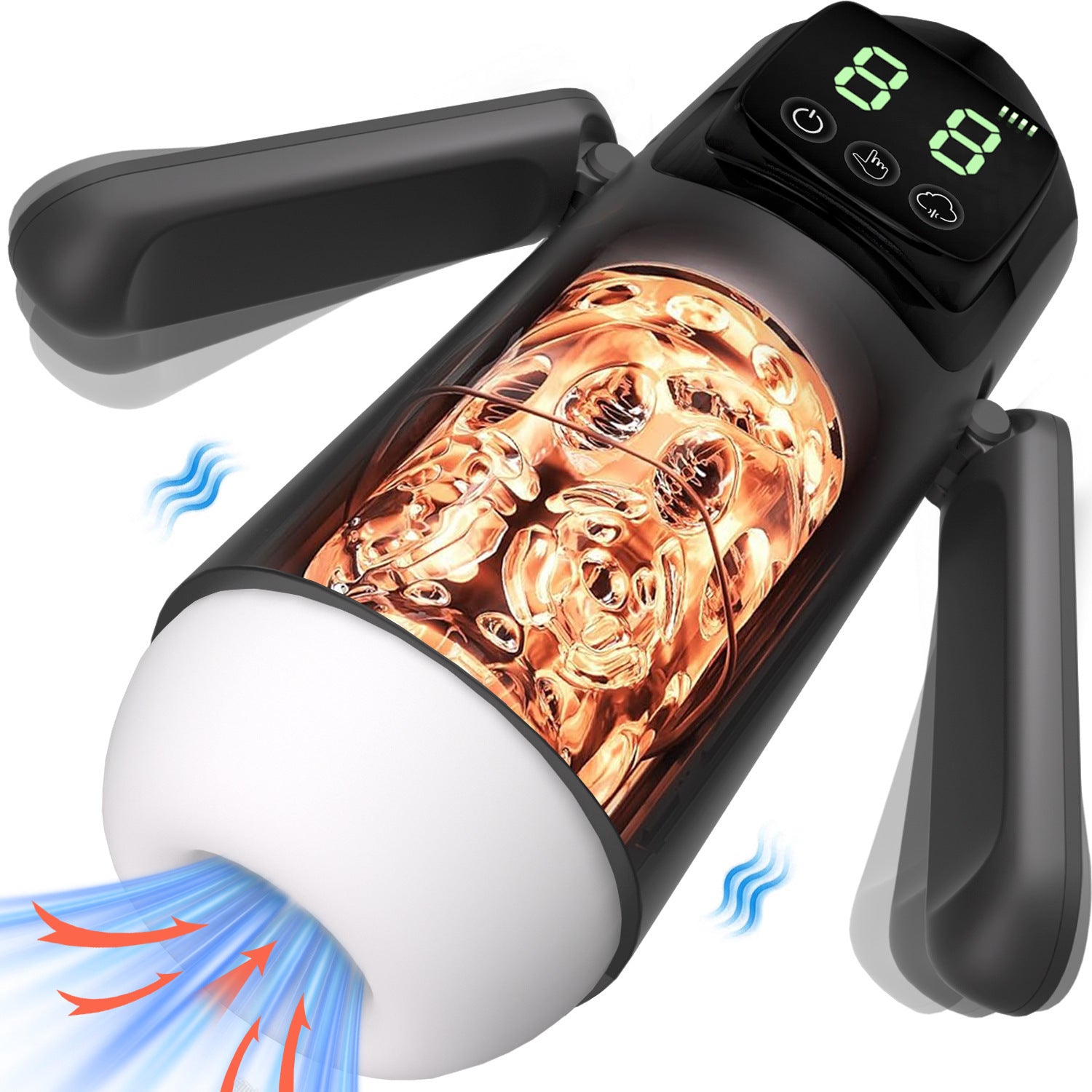 M510 Suction Vibrating Masturbator Cup BlissToy M510 Suction Vibrating Masturbator Cup BlissToy