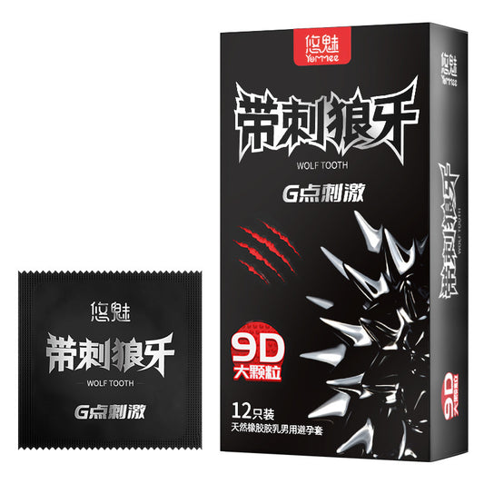 12 Pcs Spiked Wolf Tooth Mega Studded Sleeves