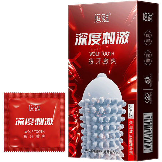 Large Studded Condoms for Intense Sensation