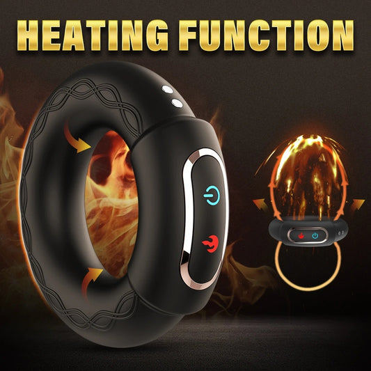 APP Controlled Heating & Vibrating Climax Lock Ring