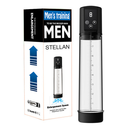 Electric Pump For Men With Negative Pressure Stretching Training Aid Aircraft Cup
