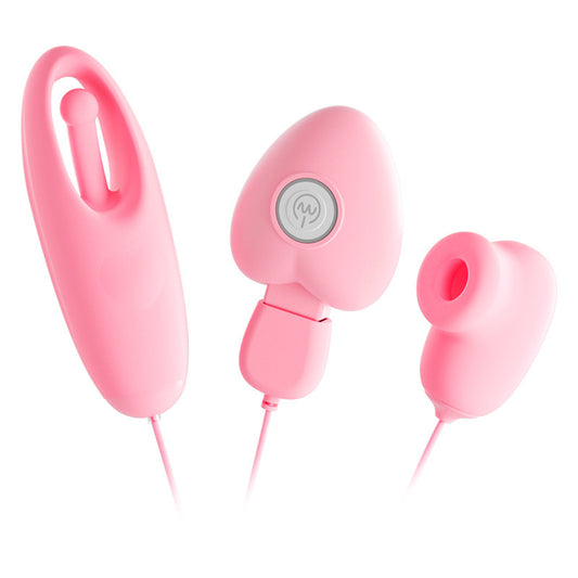 Yuechao 2-in-1 Ultimate Stimulator: Sucking, Licking, Flapping & Fingering Egg