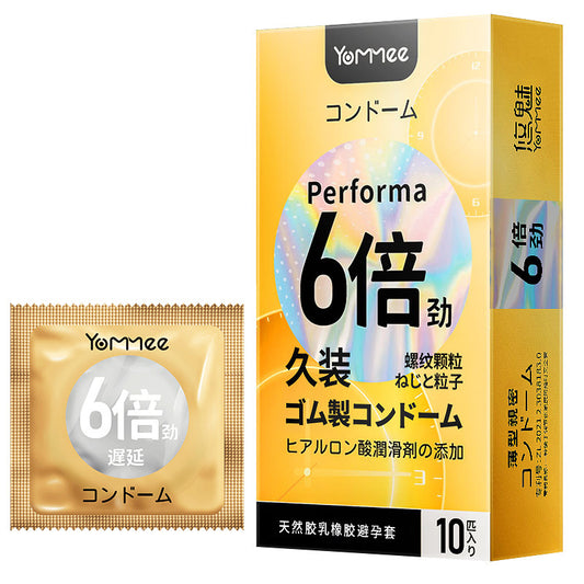 6X Strength Hyaluronic Acid Delay Condoms