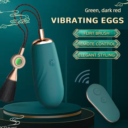 Wireless remote control 10 speed vibrating egg clitoral stimulator vaginal massage ball