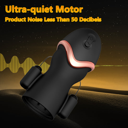 Men's Silicone Electric Sensitive Training Masturbator
