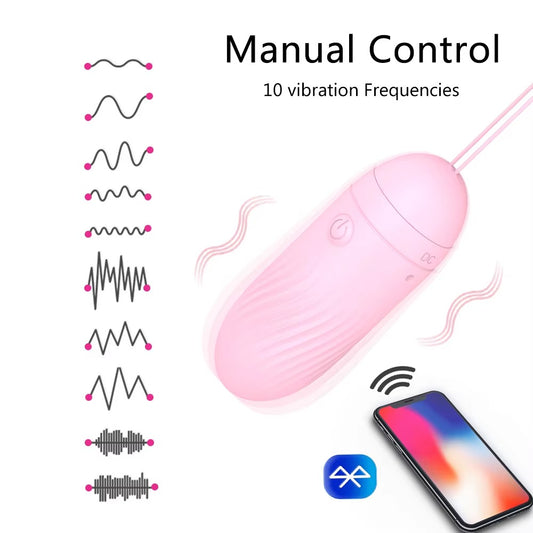 APP jumping egg remote control female masturbator super strong vibration