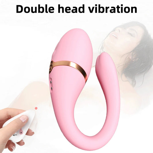 Double Vibrating Remote Control Vibrator For Women