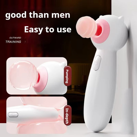 2 in 1 Cute Sucking Vibrator Mini Sex Toy