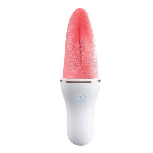 Licking peach dance electric masturbation tongue licking vibrator
