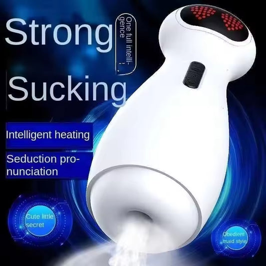 Robot Fully Automatic Sucking Vibration Pronunciation Men's Masturbation Exercise Aircraft Cup