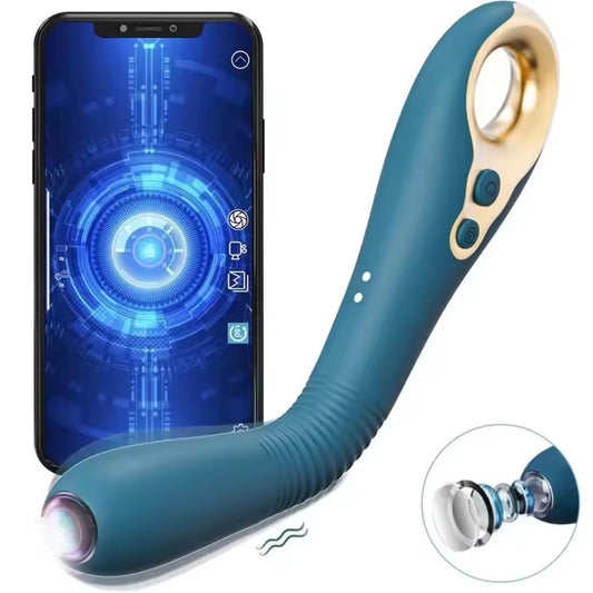 APP controlled vibrator smart heating female masturbator HD 750p camera voyeur vagina sex toys