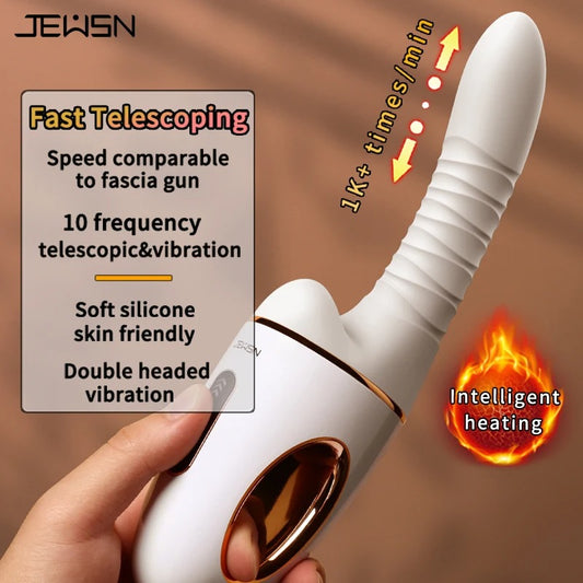 JEUSN G40 Portable Telescopic Handheld Cannon Heating and Vibrating Massage Stick