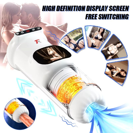 Yeain Automatic Retractable Vibrating Masturbator Cup