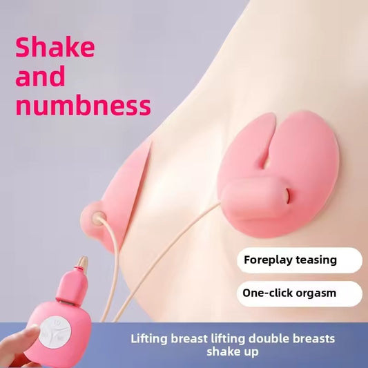 ROSELEX Nipple Clamp Vibrating Breast Teaser Massager