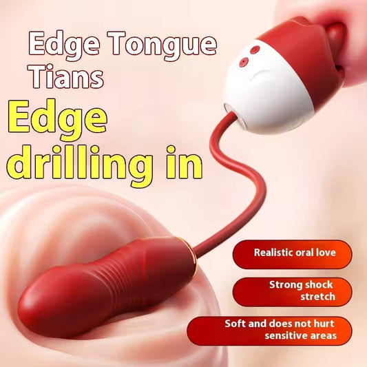 Retractable Licking Vibrator – Powerful Stimulation