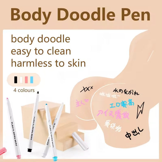 Drawing sex toys unisex easy to clean washable body graffiti pen skin marker pen couple adult toy store