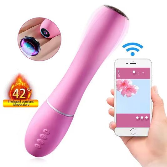 AiShe Internal Discovery Wand: App-Linked HD Camera & Vibrating Stimulator
