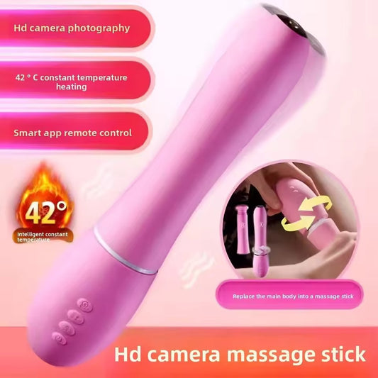 AiShe Internal Discovery Wand: App-Linked HD Camera & Vibrating Stimulator