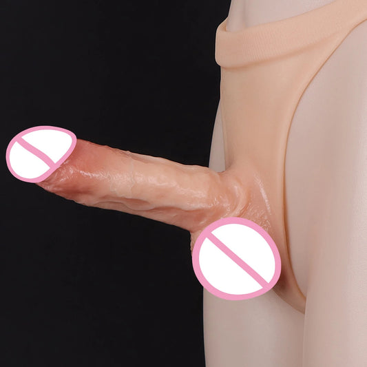 Silicone Strapon Panties for LES/F-F Interaction
