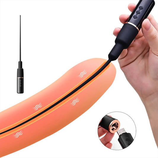 10 Frequency Urethral Vibration Men’s Toy Horse Eye Rod