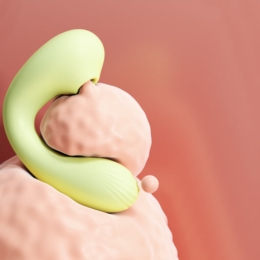 Shy Embrace Spring APP Vibrating Sucking Female Wearable Massager