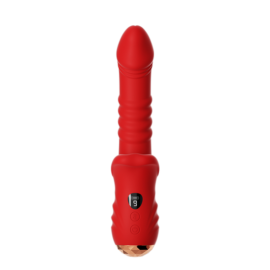 Miai telescopic stick silicone soft massage vibrator