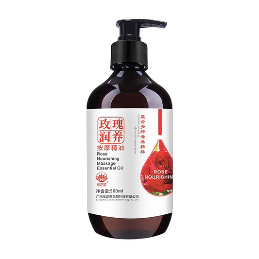 Full-body Massage Essential Oil for Meridian  and Nourishment (Rose Scent)