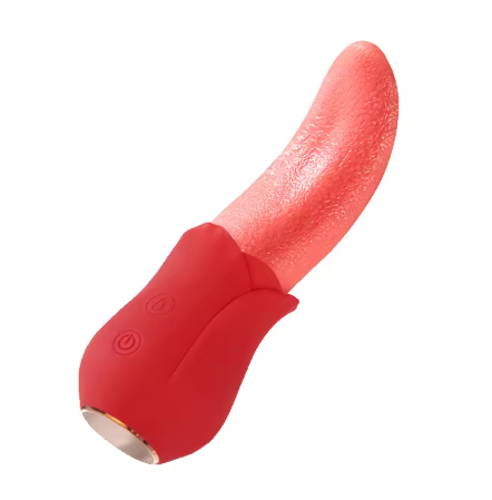 Tongue dance love song tongue licking vibrator